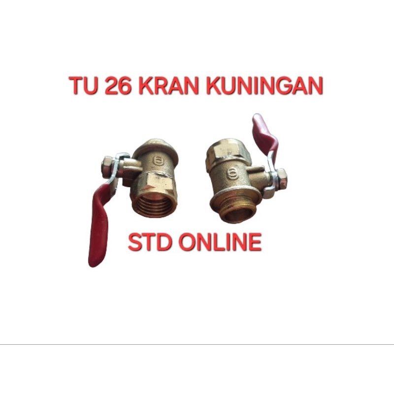 MESIN TU 26 BRASS FAUCET / วาล์วบอลสําหรับเครื่องจักร TU26