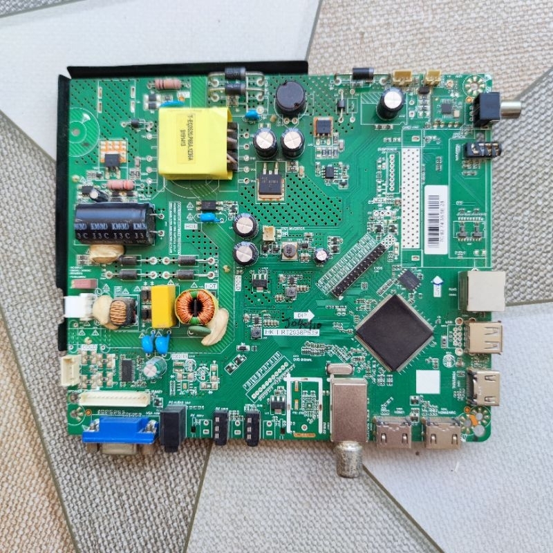 Mb ori mainboard led tv akari LE-32V99SM