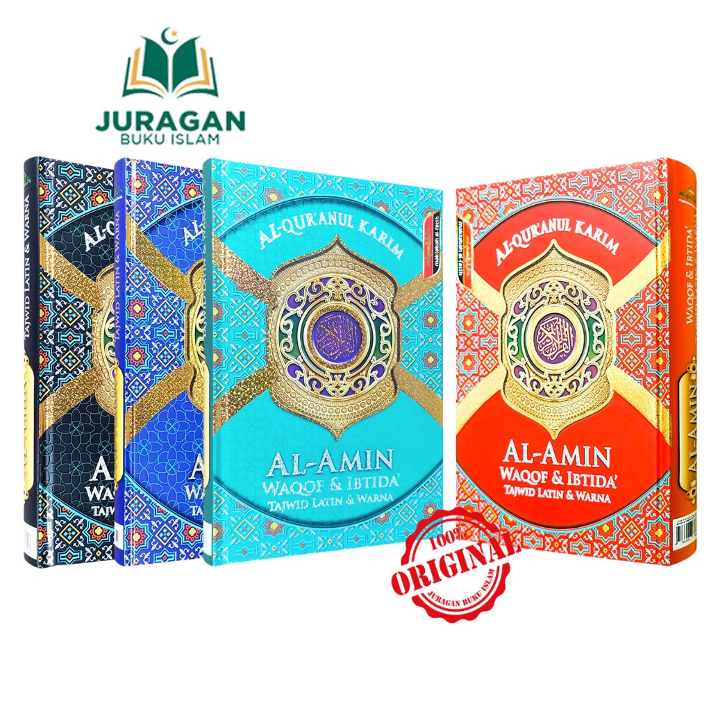 Al-Quran AL-AMIN A5 HC Waqf & Ibtida Latin Tajweed & Color