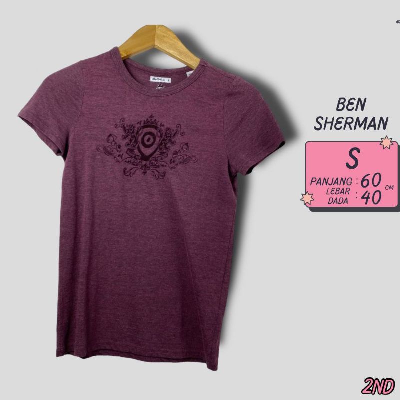 เสื้อยืดผู้หญิง Ben Sherman ไซส์ S