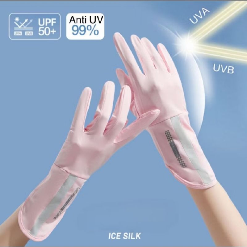 ถุงมือ MATAHARI Anti-Uv ถุงมือมอเตอร์ไซค์ผู้หญิงถุงมือกันแดด