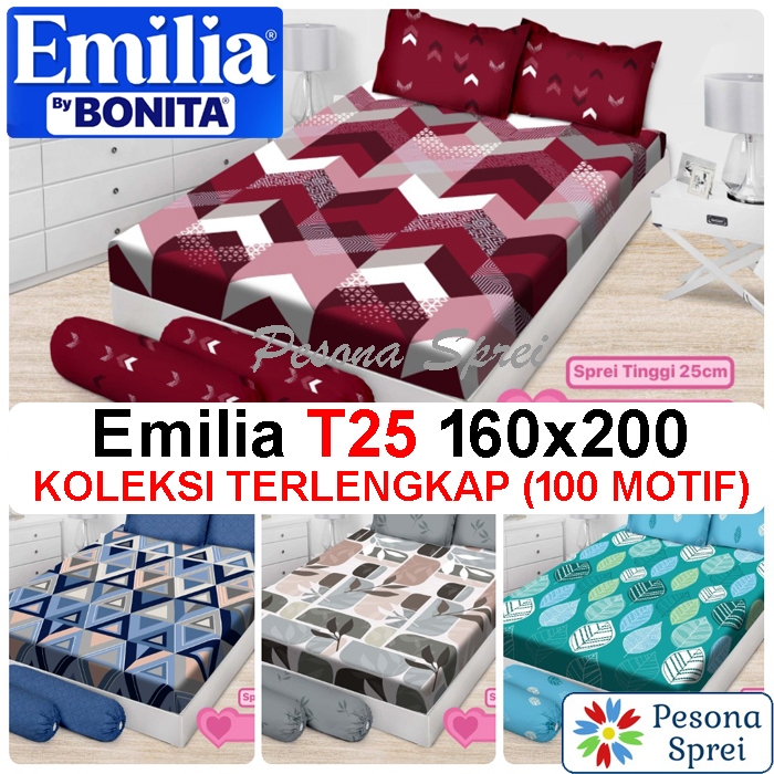 BONITA BED SHEET 160x200 EMILIA / BONITA QUEEN EMILIA BED SHEET / BONITA BED SHEET 160x200 / EMILIA 