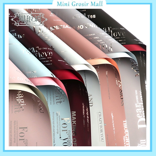 กระดาษห่อดอกไม้ Dear my love Kb6082