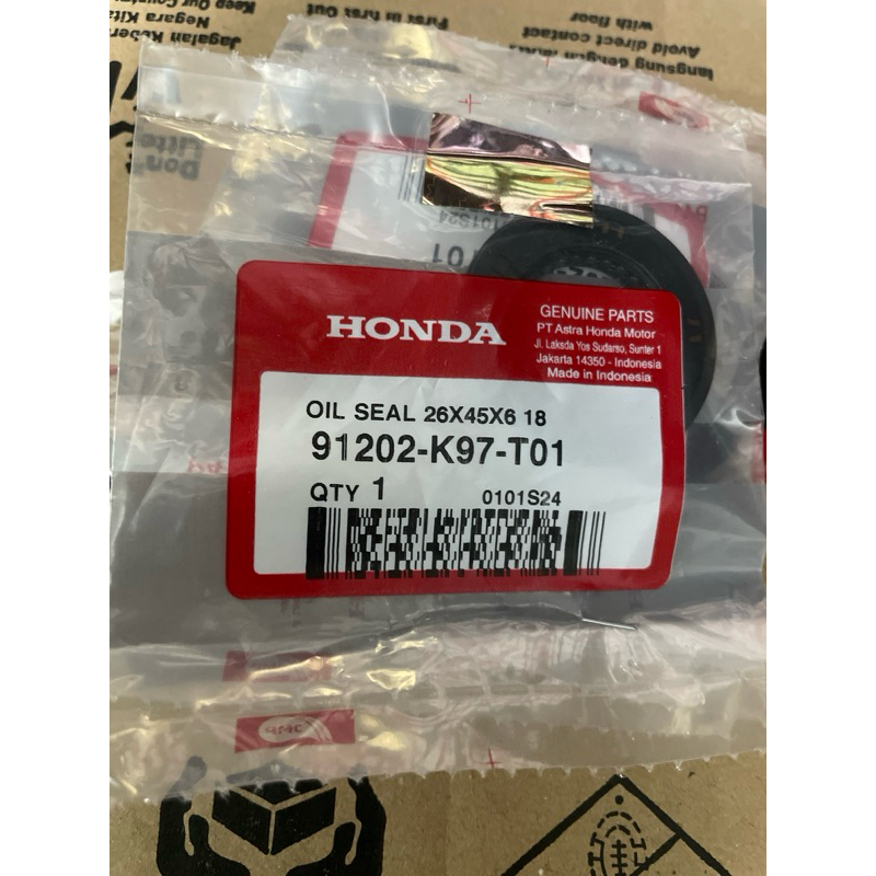 91202-k97-T01 เซลล์เพลาข้อเหวี่ยงซ้าย 26 x 45 x 6 AHM