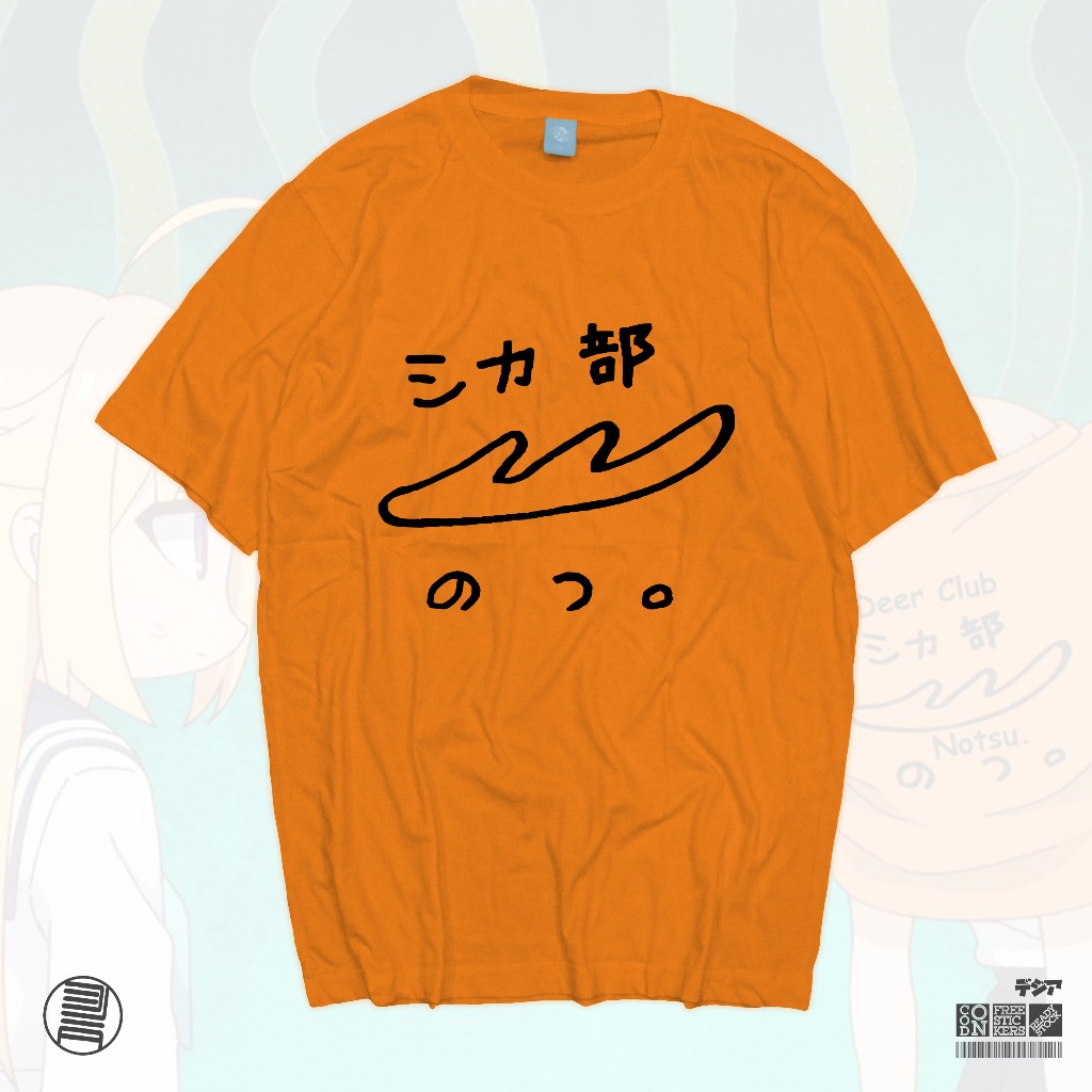 เสื้อยืด Deer Club Shikanoko Noko Koshi Torako อะนิเมะมังงะเสื้อยืดญี่ปุ่น DJA ผ้า