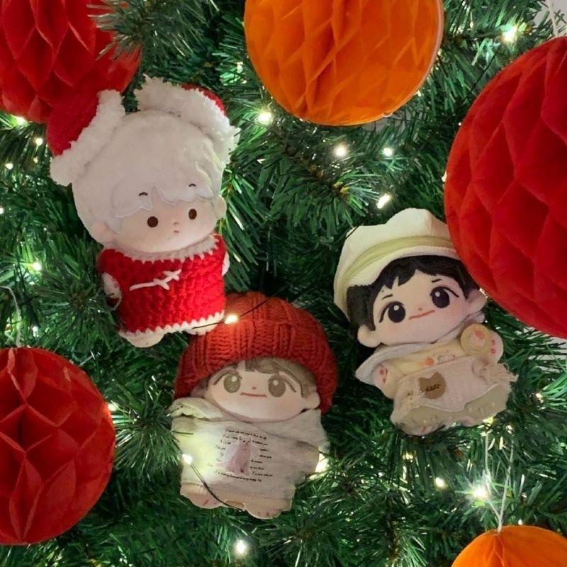 DOLL 10CM BUNBUNREN BROWN BLACK & DADAJI NCT RENJUN JISUNG