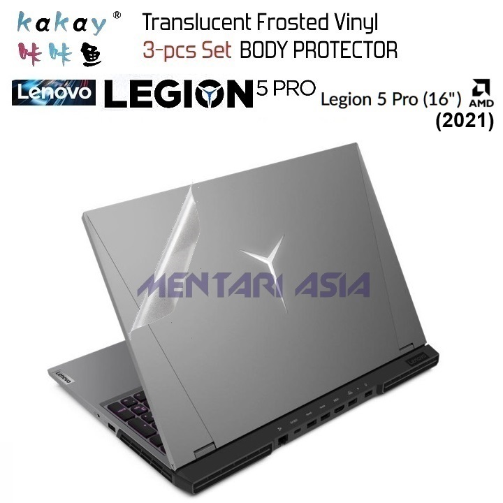 Lenovo LEGION 5 PRO 16" Body Protector (2021) - KAY Premium Matte Vinyl