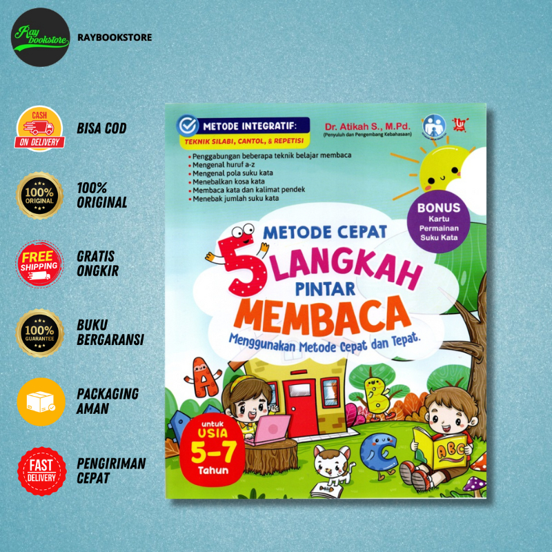 หนังสือวิธีด่วน 5 Smart Steps to Reading - Atikah S., SPd - Agro