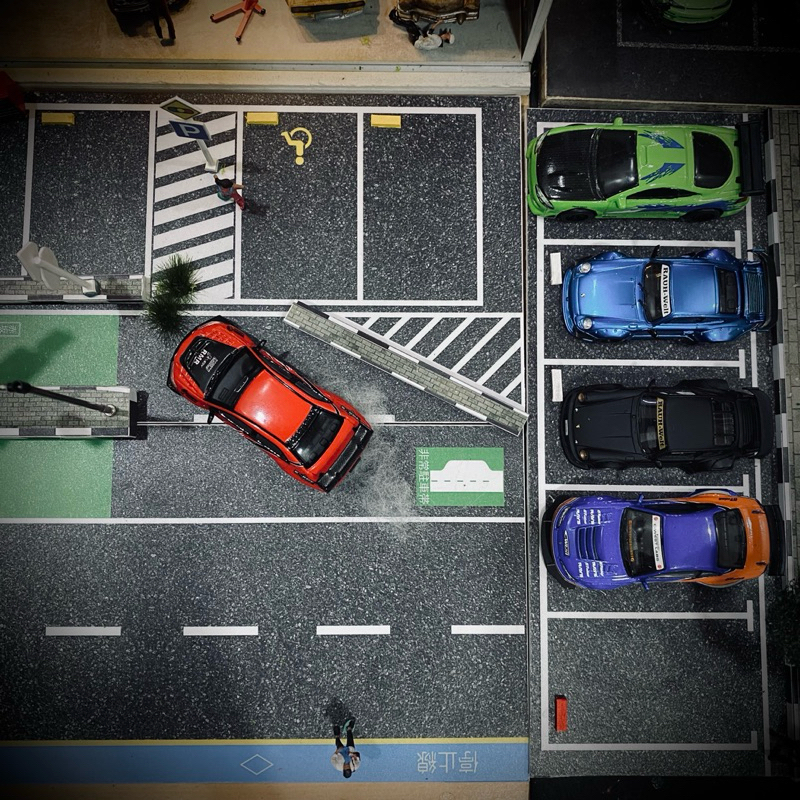 DIORAMA Parking Lot โฆษณาบน