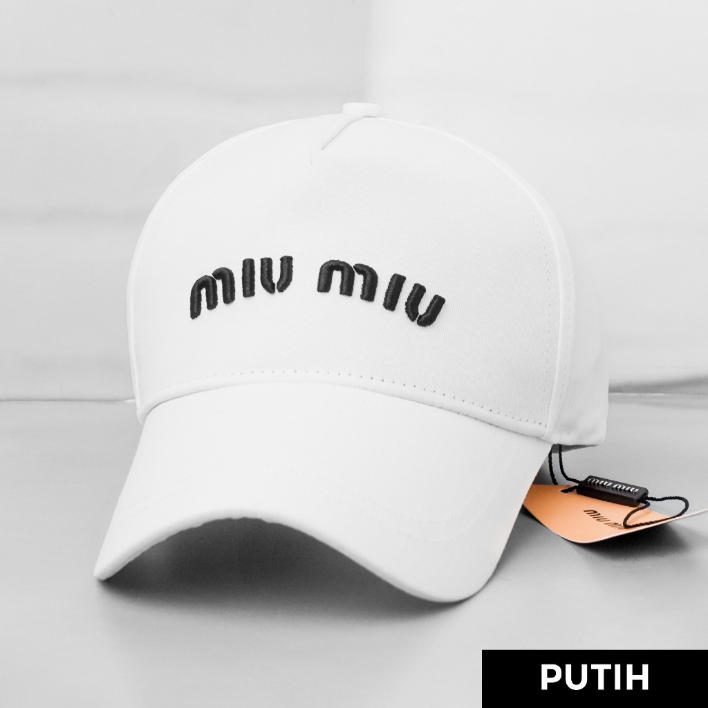 หมวก Miu Miu Miu กระจกนําเข้าต้นฉบับ