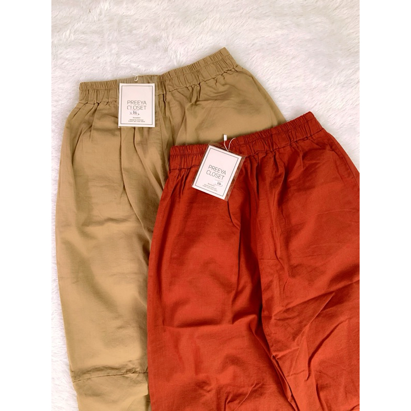 [ ] New TAG LINEN PANTS PREEYA CLOSET BANGKOK