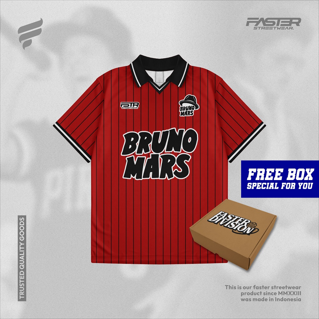 Bruno Mars Jersey - Band Jersey - เสื้อฟุตบอล - Outdoor - DIVISION FASTER