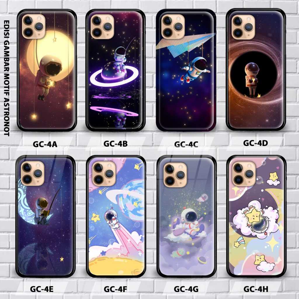 Softcase Glass Case นักบินอวกาศ GC-4 Case Samsung A01 Samsung A01 Core Samsung A02 Samsung A02S Sams
