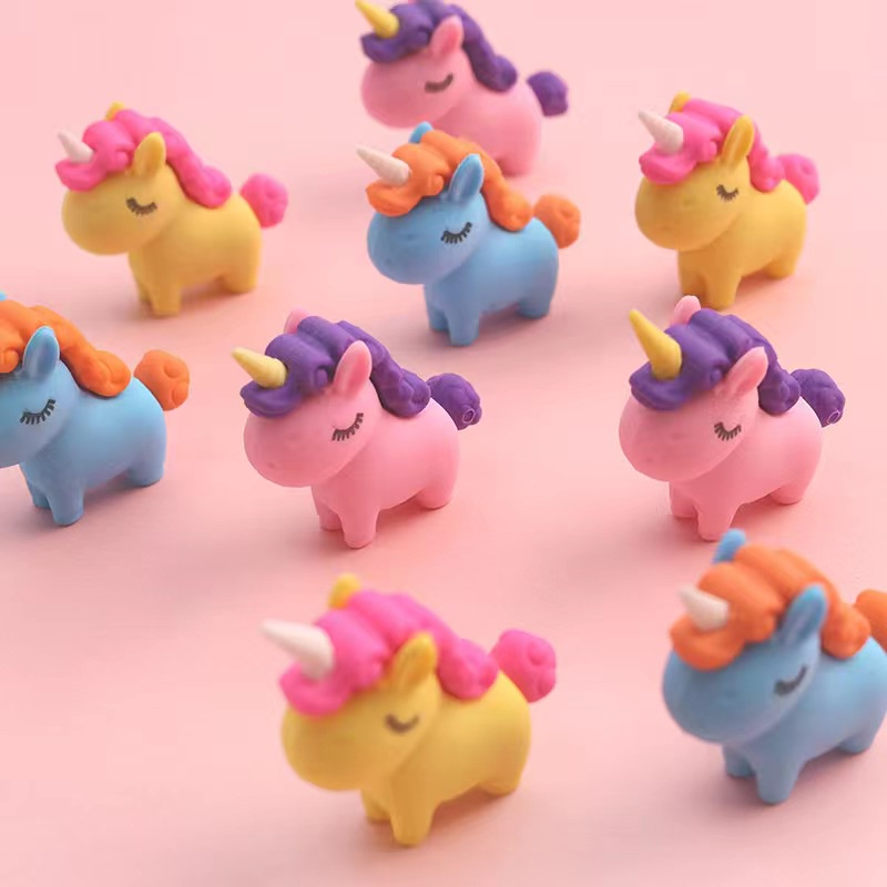 CUTE UNICORN PENCIL ERASER CUTE CHARACTER PENCIL ERASER