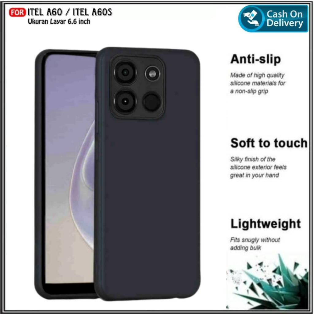 ITEL A60 A60S Soft Case Pro Camera Protection Casing Cover