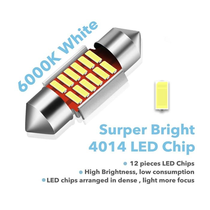 ไฟเพดานห้องโดยสารรถยนต์ LED 4014 / ห้องโดยสารรถยนต์ LED SMD 4014