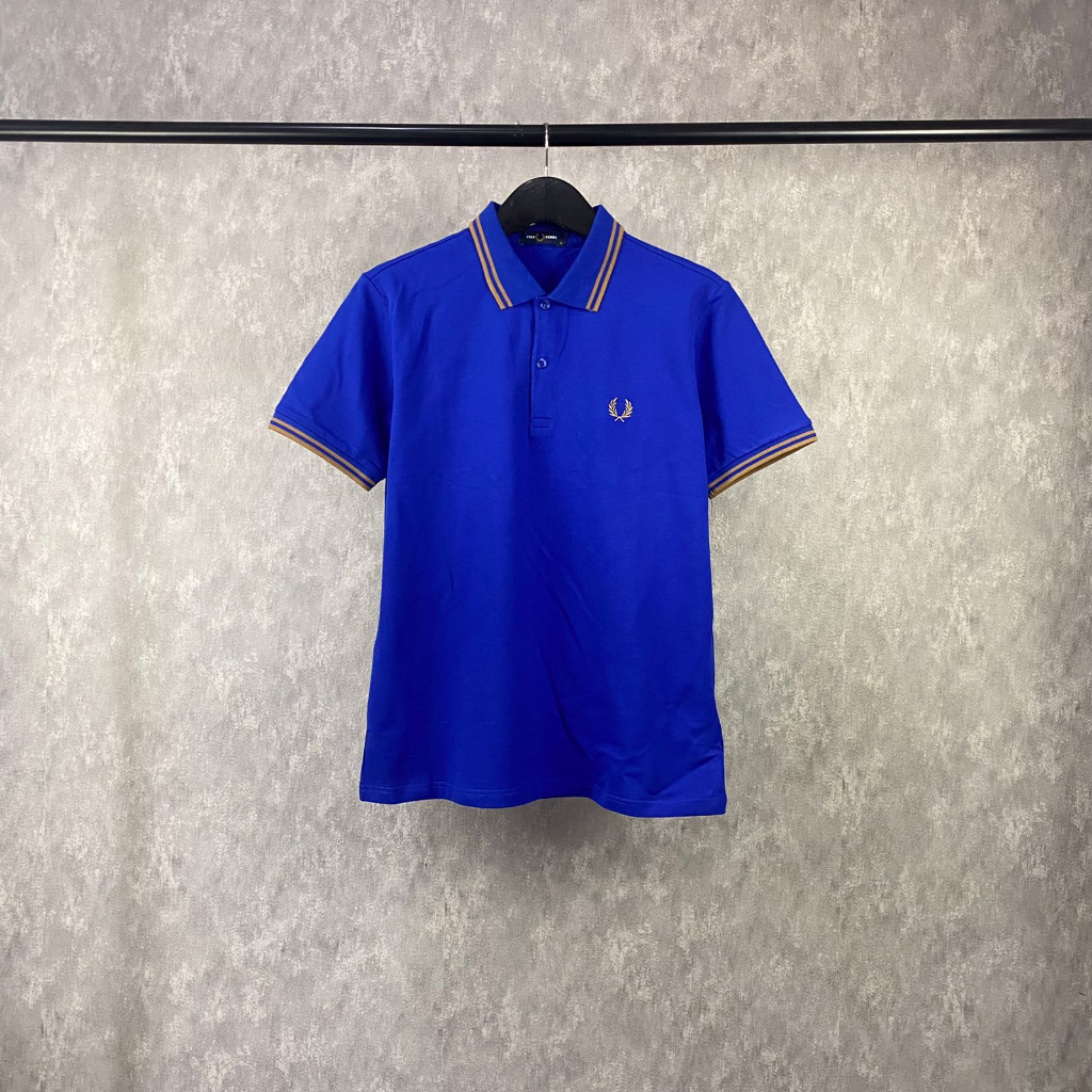 Polo FRED PERRY IMPORT Tops เสื้อยืดคอปกผู้ชาย MIRROR POLOSHIRT UNISEX