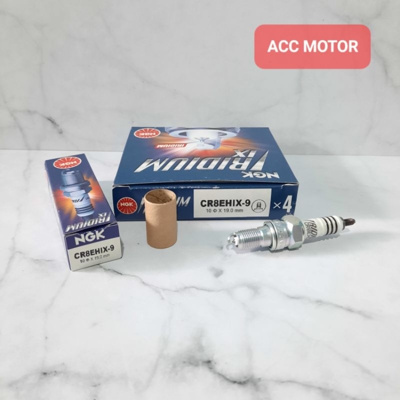 หัวเทียน NGK Iridium ดั้งเดิมสําหรับ Honda XL 125 1977-1979 CR8EHIX-9