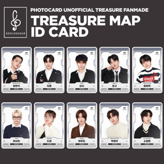 [Treasure] บัตรประจําตัว แผนที่สมบัติ (ไม่ใช่ PVC) โฟโต้การ์ด อย่างเป็นทางการ