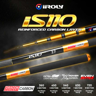 เสาคาร์บอน IROLY IS110 360 450 ซม.