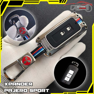 ปลอกหุ้มพวงกุญแจ รีโมทรถยนต์ ไร้กุญแจ Mitshubishi Xpander Pajero Sport