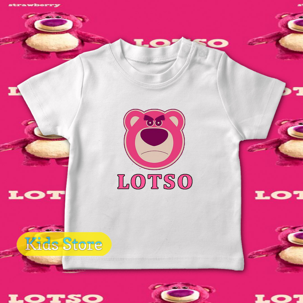 ล็อตโซ่ TOY STORY BOYS GIRLS เสื้อยืด UNISEX CHILDREN& 39;S เสื้อผ้า LOTSO TOYS STORY