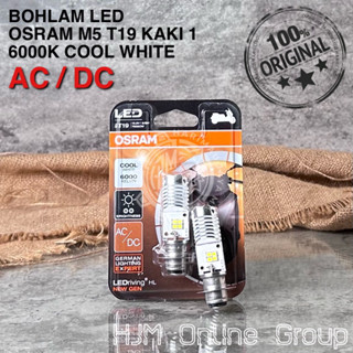 หลอดไฟหลัก M5 H6 T19 1 ฟุต LED OSRAM สําหรับรถจักรยานยนต์