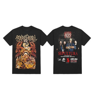 เสื้อยืด พิมพ์ลาย Sepultura