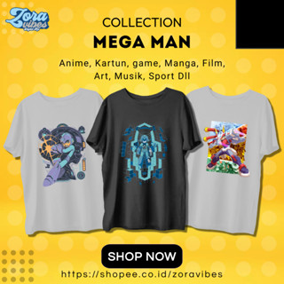 เสื้อยืด ผ้าฝ้าย พิมพ์ลาย Megaman X series Combed 30s สําหรับเด็ก