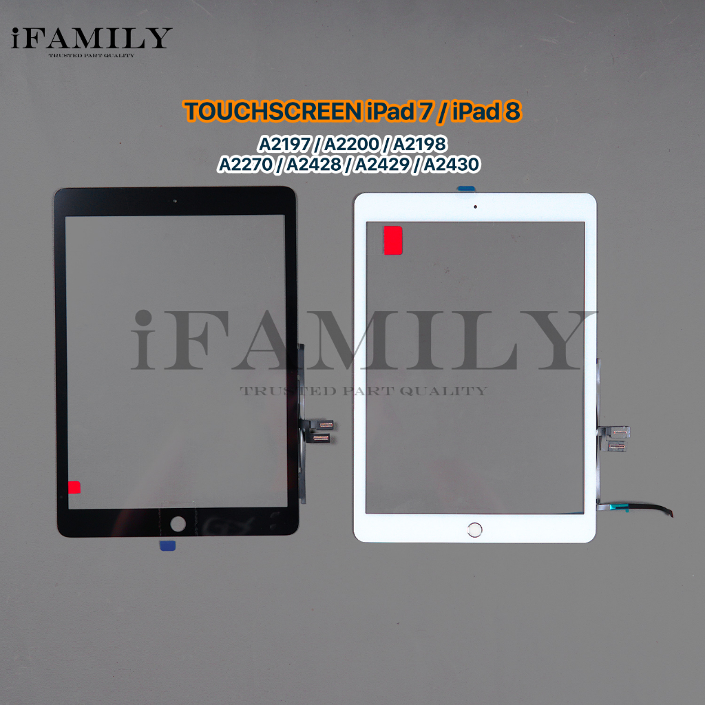 Digitizer TS TC Touchscreen ipad 7 2019 Ipad 8 2020 A2197 A2200 A2270 A2428