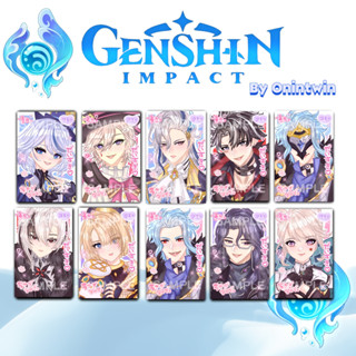 Genshin พวงกุญแจโฟโต้การ์ด อิมแพ็ค โดย onintwin/genshin