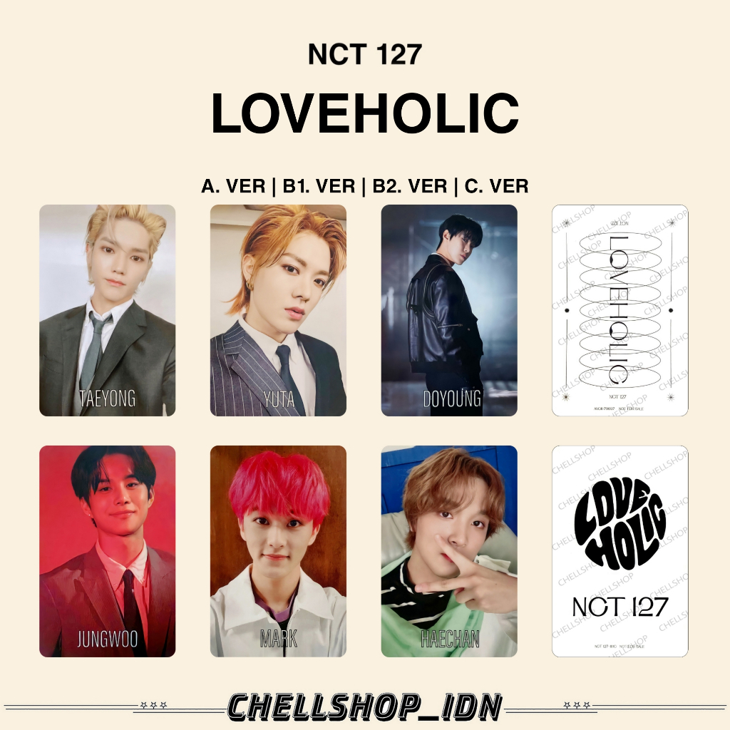 โฟโต้การ์ด NCT 127 LOVEHOLIC