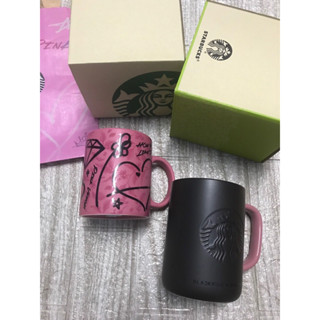 [พร้อมส่ง] Starbucks x Blackpink Doddle Mug สีชมพู 12oz Limited