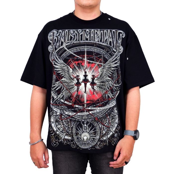 KATUN BABY METAL 2 MUSIC BAND METAL OVERSIZE TSHIRT COMBED COTTON 20S
