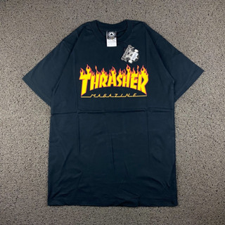 เสื้อยืดแขนสั้น พิมพ์ลาย Thrasher HYPE 3