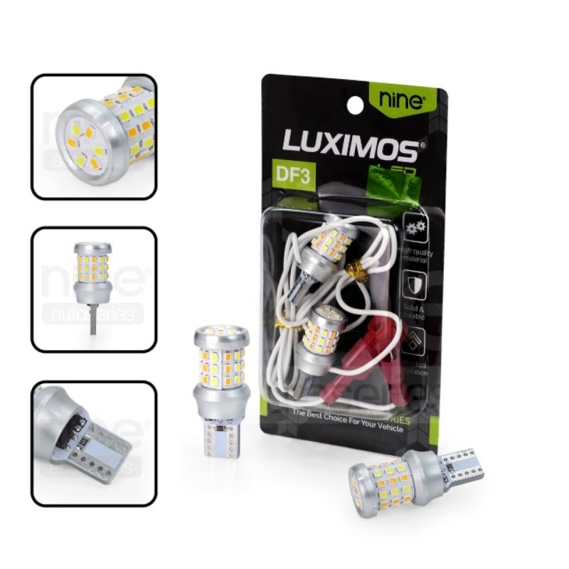 LUXIMOS NINE T10 2 โหมด DF1/DF3 SEN และมอเตอร์ DUSK ได้พร้อมการรับประกัน