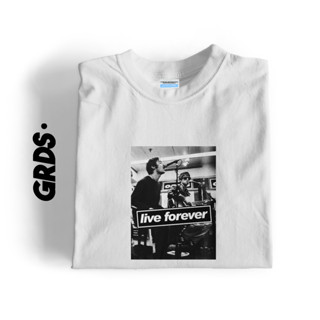 เสื้อยืด OASIS LIVE FOREVER / OASIS ฟรีสติกเกอร์