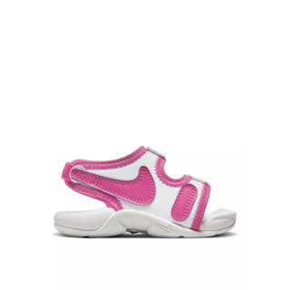 Nike SUNRAY ADJUST 6 WHITE/COSMIC FUSCHIA/SUMMIT รองเท้าแตะ สีขาว