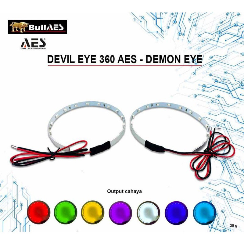 DEVIL/DEMON EYES 360 PROJECTOR BILED