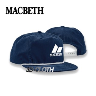 Macbeth หมวกสแน็ปแบ็ก สไตล์คลาสสิก | หมวกสแน็ปแบ็ก สายคล้องคอ สไตล์วินเทจ | หมวกเชือก แบบไม่มีโครงสร้าง