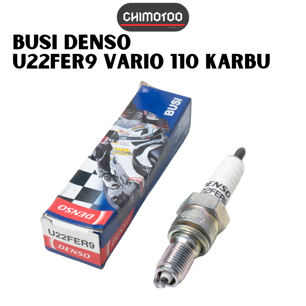 หัวเทียน Denso U22FER9 สําหรับ Honda Vario 110 Cw Techno Old Lama คาร์บูเรเตอร์