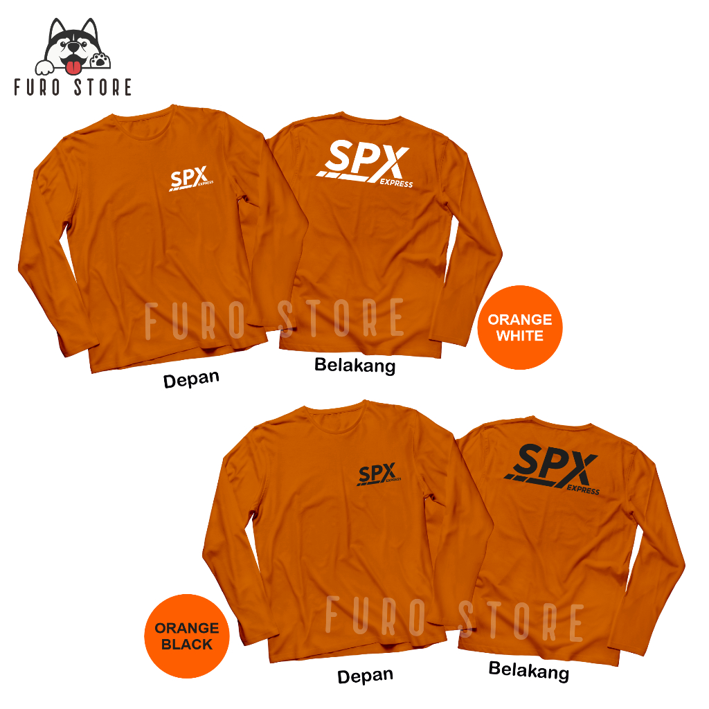 KATUN Orange Shop Expedition T-Shirt New Logo G Motif Long Sleeve 30s Combed Cotton Material Orange 