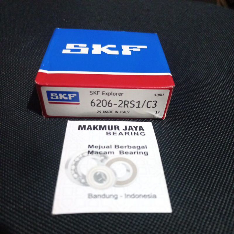 BEARING 6206 2RS C3 / 6206 RS C3 SKF อิตาลี