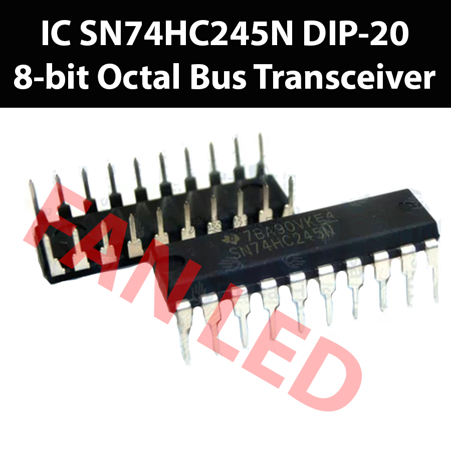 ชิป IC HC245N SN74HC245N DIP-20 SN 74HC245N 74HC245