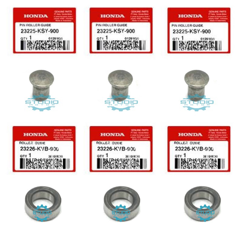 ปากกา Pin และ Roller Guide Pully Poli CVT Honda Beat Pop Beat Esp Beat Street Scoopy Esp Vario110 Fi