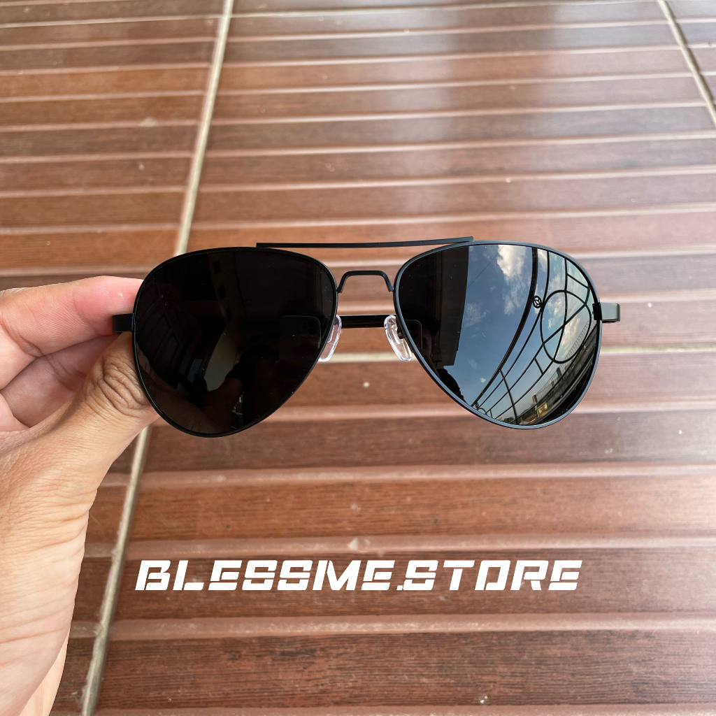 AVIATOR PILOT GLASSES COBRA แก้วสําหรับผู้ชาย สีดํา