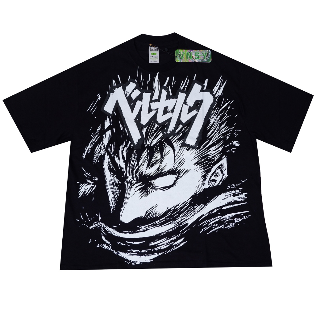 BERSERK MANGA ANIME เสื้อยืดขนาดใหญ่ OVERSIZE TSHIRT