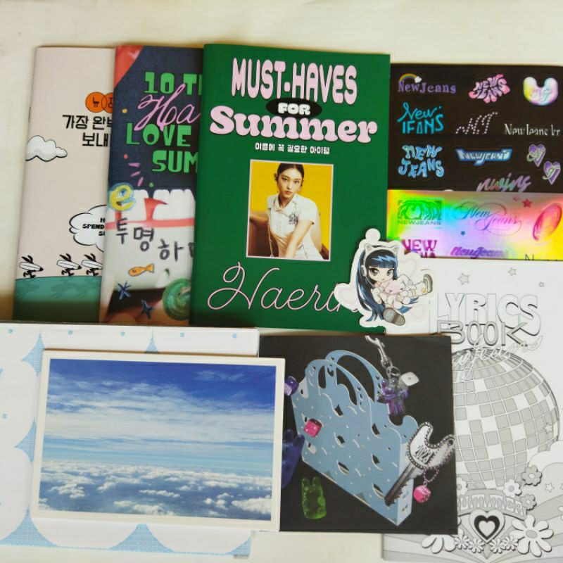 Newjeans 2nd EP Album อย่างเป็นทางการ "รับขึ้น" Bunny Beach Bag Haerin ver. (Album Only+bag)