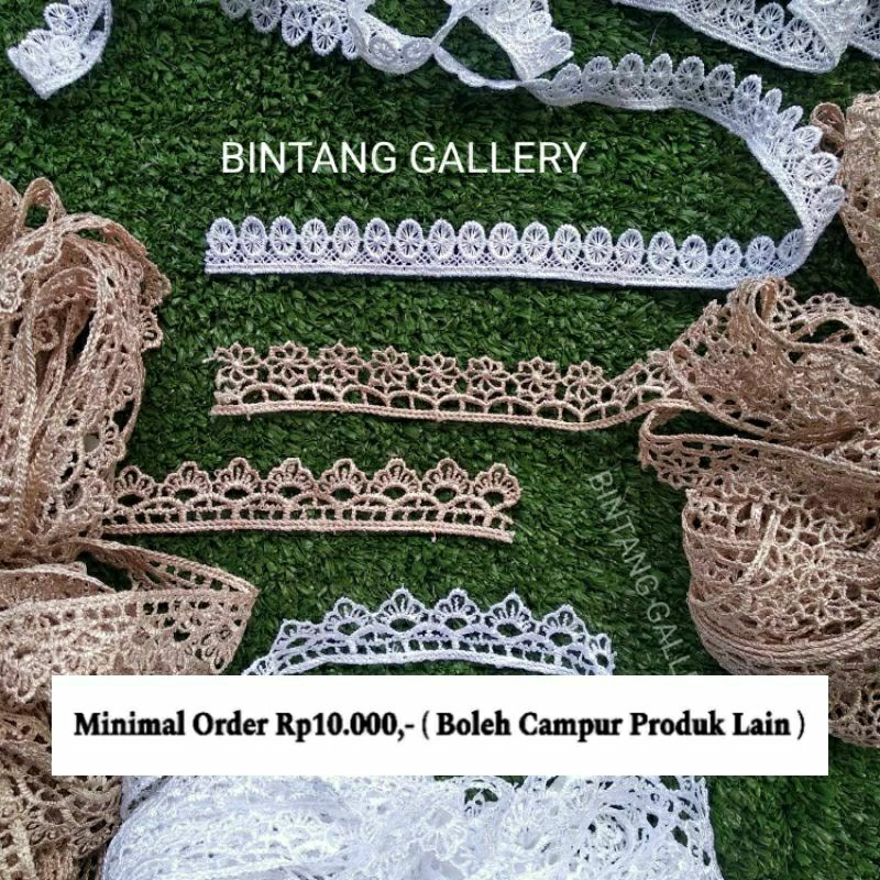 GYPER LACE 1.5 - 2.5 CM / YARD สําหรับ DOWRY NEEDS