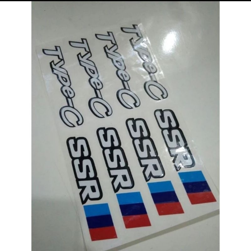 ตัดสติ๊กเกอร์ VELG TYPE-C SSR